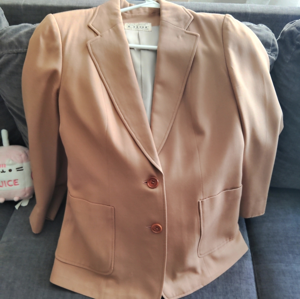 Christina Dior "Classic Tan Women's Blazer
